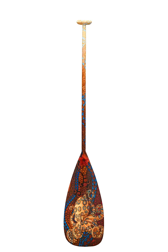 Yang (front) by Jeanne Bitz, Oil, 50 x 10 x 1.5